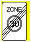 5.32 End of Maximum Speed Limit Zone