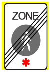 5.34 End of Pedestrian Zone