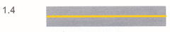 1.4 Yellow Solid Line