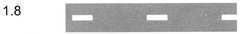 1.8 Wide Broken Line at Slip Lanes